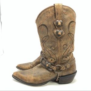 Durango Heartbreaker Brown Leather Cowboy Boots